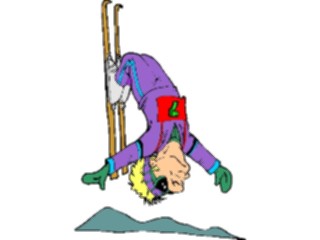 Sticker Custom Preview Image #120788 Sports Cartoons Skier Freestyle