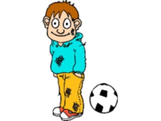 Sticker Custom Preview Image #120828 Sports Cartoons Soccer Boy