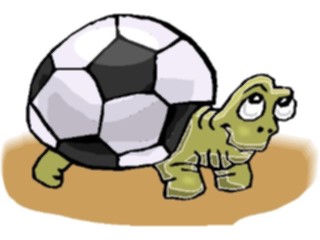 Sticker Custom Preview Image #120940 Sports Cartoons Soccer Tortoise1