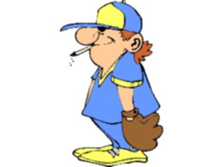 Sticker Custom Preview Image #120948 Sports Cartoons Softball Player3