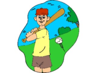 Sticker Custom Preview Image #120950 Sports Cartoons Softball Player5