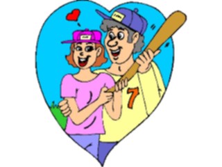 Sticker Custom Preview Image #120963 Sports Cartoons Softball Players12