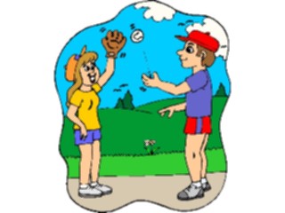 Sticker Custom Preview Image #120966 Sports Cartoons Softball Players15