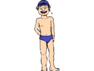 Sticker Custom Preview Image #120995 Sports Cartoons Swimmer02