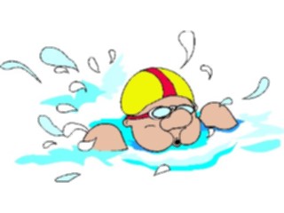 Sticker Custom Preview Image #121000 Sports Cartoons Swimmer07