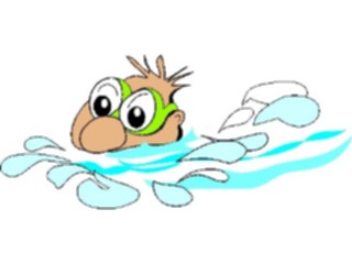 Sticker Custom Preview Image #121002 Sports Cartoons Swimmer09