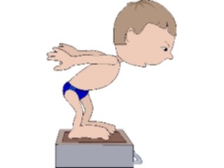 Sticker Custom Preview Image #121008 Sports Cartoons Swimmer15