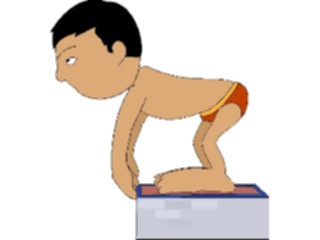 Sticker Custom Preview Image #121009 Sports Cartoons Swimmer16