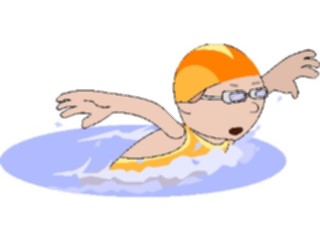 Sticker Custom Preview Image #121013 Sports Cartoons Swimmer20