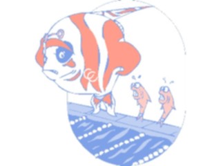 Sticker Custom Preview Image #121021 Sports Cartoons Swimming Big Fish