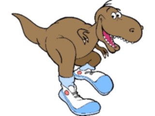 Sticker Custom Preview Image #121029 Sports Cartoons T F Dinosaur