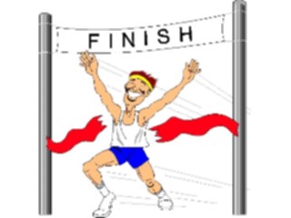 Sticker Custom Preview Image #121040 Sports Cartoons T F Finish Line1