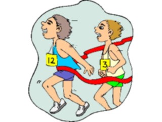 Sticker Custom Preview Image #121041 Sports Cartoons T F Finish Line2