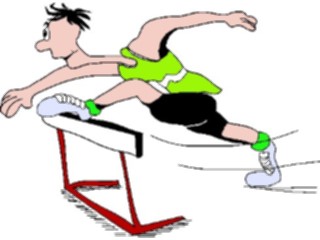 Sticker Custom Preview Image #121065 Sports Cartoons T F Hurdles07
