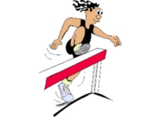 Sticker Custom Preview Image #121066 Sports Cartoons T F Hurdles08