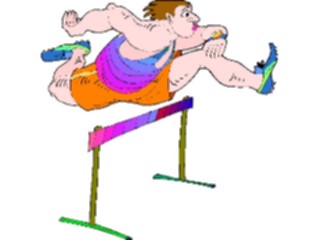 Sticker Custom Preview Image #121069 Sports Cartoons T F Hurdles11