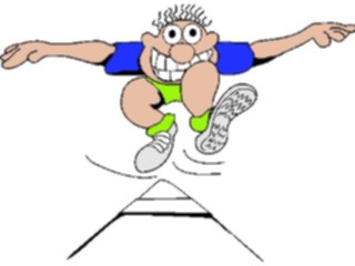 Sticker Custom Preview Image #121093 Sports Cartoons T F Long Jump03