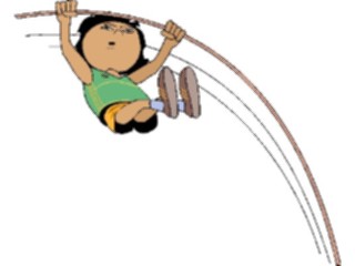 Sticker Custom Preview Image #121109 Sports Cartoons T F Pole Vaulter07