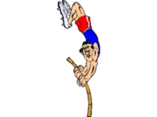 Sticker Custom Preview Image #121113 Sports Cartoons T F Pole Vaulter11