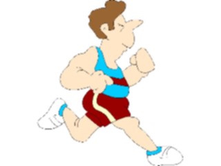 Sticker Custom Preview Image #121123 Sports Cartoons T F Runner01