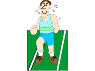 Sticker Custom Preview Image #121126 Sports Cartoons T F Runner04