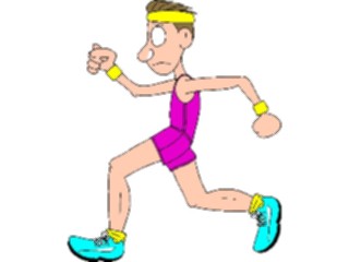 Sticker Custom Preview Image #121131 Sports Cartoons T F Runner09