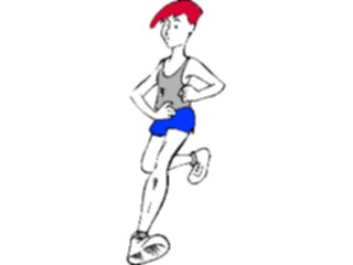 Sticker Custom Preview Image #121134 Sports Cartoons T F Runner12