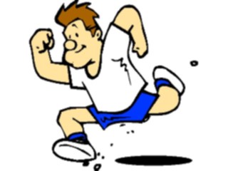 Sticker Custom Preview Image #121136 Sports Cartoons T F Runner14