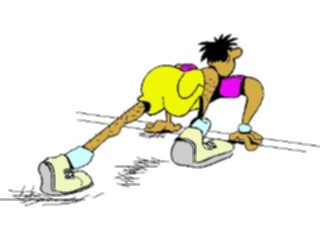 Sticker Custom Preview Image #121143 Sports Cartoons T F Runner21