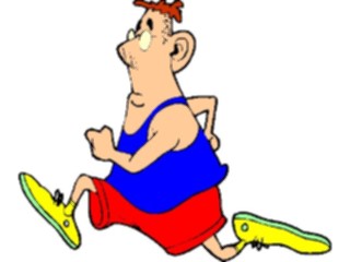 Sticker Custom Preview Image #121171 Sports Cartoons T F Runner49