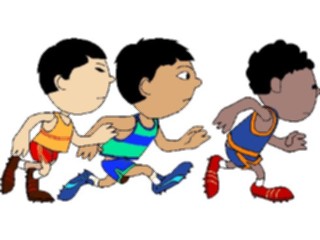 Sticker Custom Preview Image #121195 Sports Cartoons T F Runners6