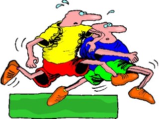 Sticker Custom Preview Image #121198 Sports Cartoons T F Runners9