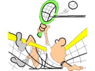 Sticker Custom Preview Image #121216 Sports Cartoons Tennis001