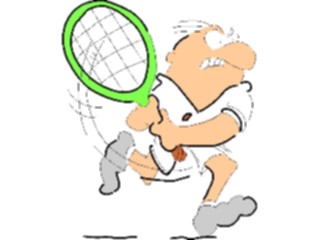 Sticker Custom Preview Image #121218 Sports Cartoons Tennis003