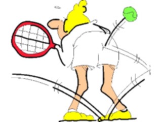 Sticker Custom Preview Image #121220 Sports Cartoons Tennis005