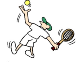 Sticker Custom Preview Image #121226 Sports Cartoons Tennis011