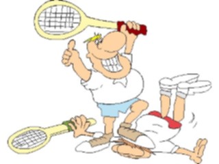 Sticker Custom Preview Image #121228 Sports Cartoons Tennis013