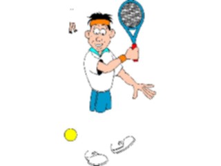 Sticker Custom Preview Image #121233 Sports Cartoons Tennis018