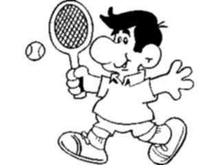 Sticker Custom Preview Image #121235 Sports Cartoons Tennis020