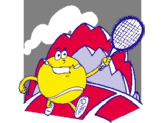 Sticker Custom Preview Image #121238 Sports Cartoons Tennis023