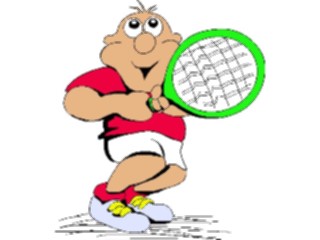 Sticker Custom Preview Image #121245 Sports Cartoons Tennis030