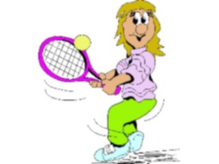 Sticker Custom Preview Image #121247 Sports Cartoons Tennis032