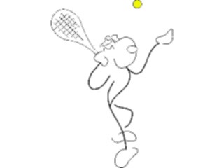 Sticker Custom Preview Image #121253 Sports Cartoons Tennis038