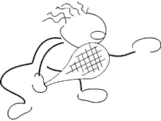 Sticker Custom Preview Image #121254 Sports Cartoons Tennis039