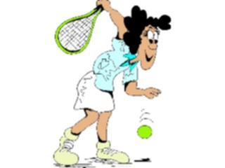 Sticker Custom Preview Image #121256 Sports Cartoons Tennis041