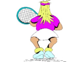 Sticker Custom Preview Image #121257 Sports Cartoons Tennis042