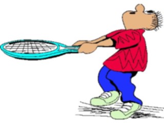 Sticker Custom Preview Image #121258 Sports Cartoons Tennis043