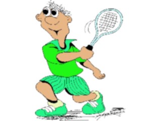 Sticker Custom Preview Image #121259 Sports Cartoons Tennis044