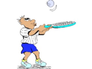 Sticker Custom Preview Image #121260 Sports Cartoons Tennis045