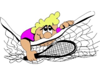 Sticker Custom Preview Image #121264 Sports Cartoons Tennis049